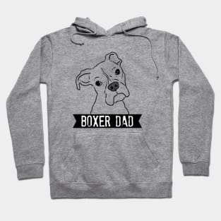 Boxer Dad, Boxer Daddy, Boxer Dog Lover Hoodie